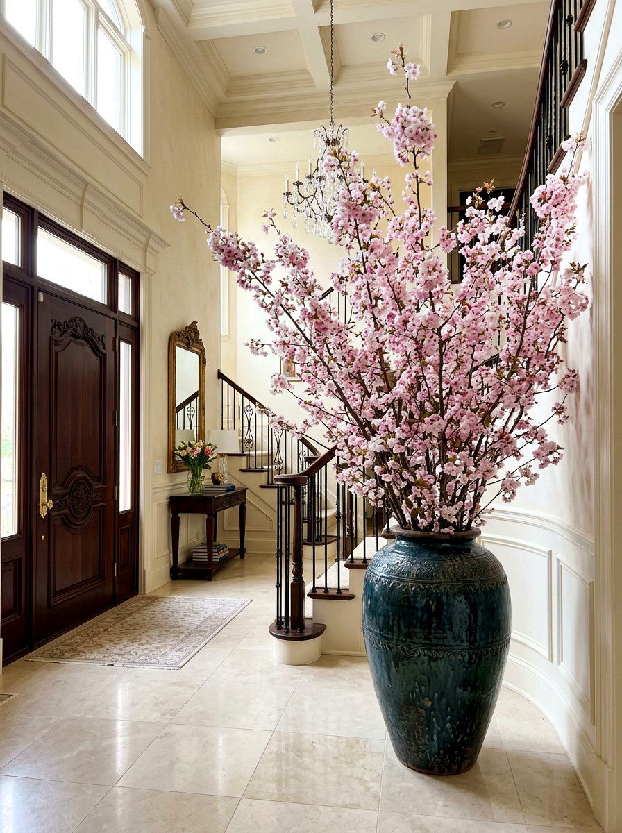 Cherry Blossom Branch Decor - 30 floral centerpiece ideas