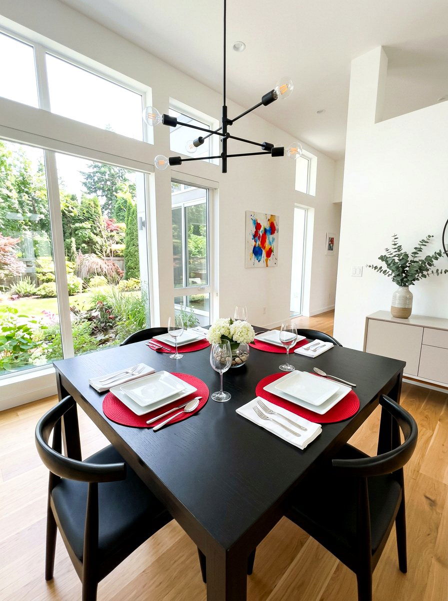 Cherry Red Placemats - 30 cherry red table decor ideas