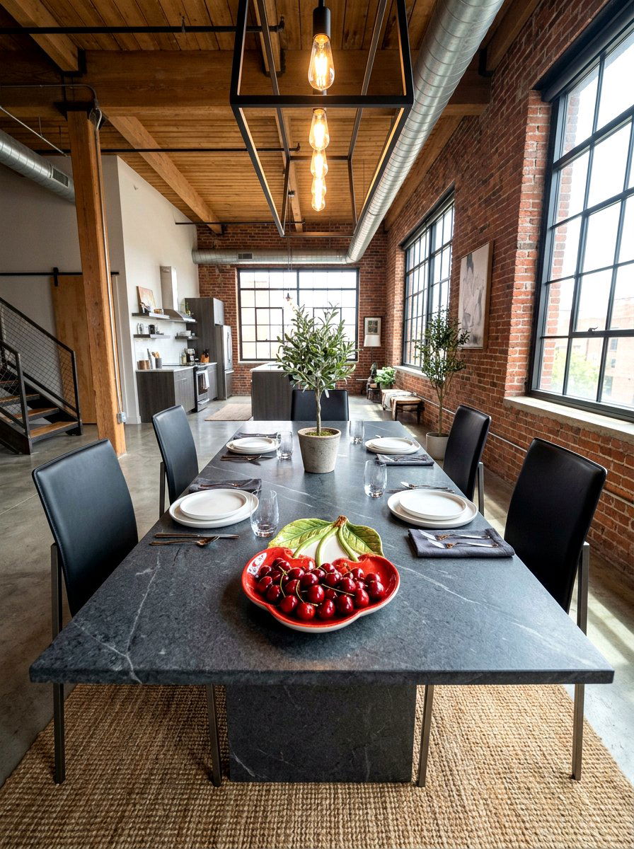 Cherry Shape Platter - 30 cherry red table decor ideas