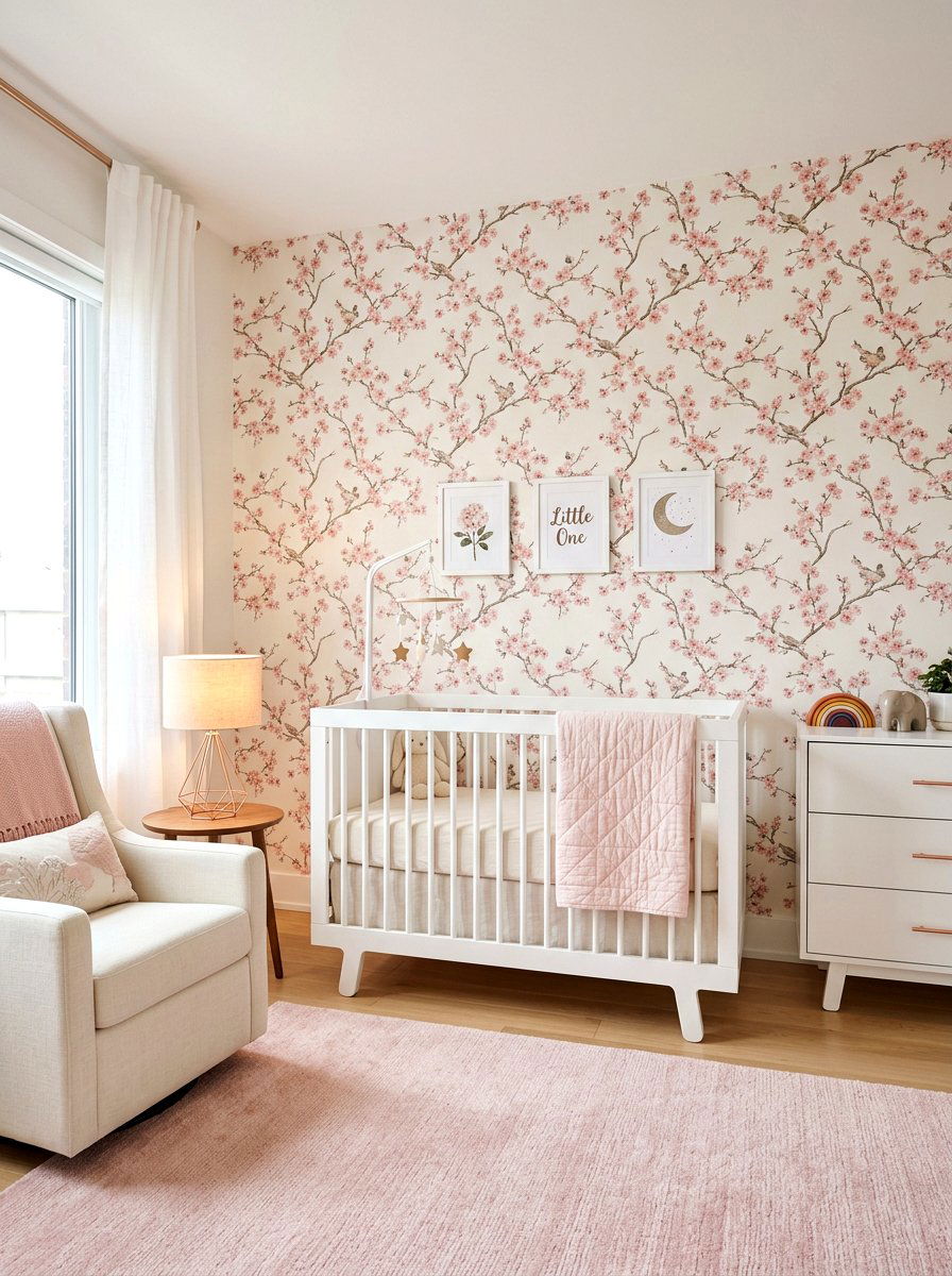 30 Floral Nursery Wallpaper Ideas For A Magical Room