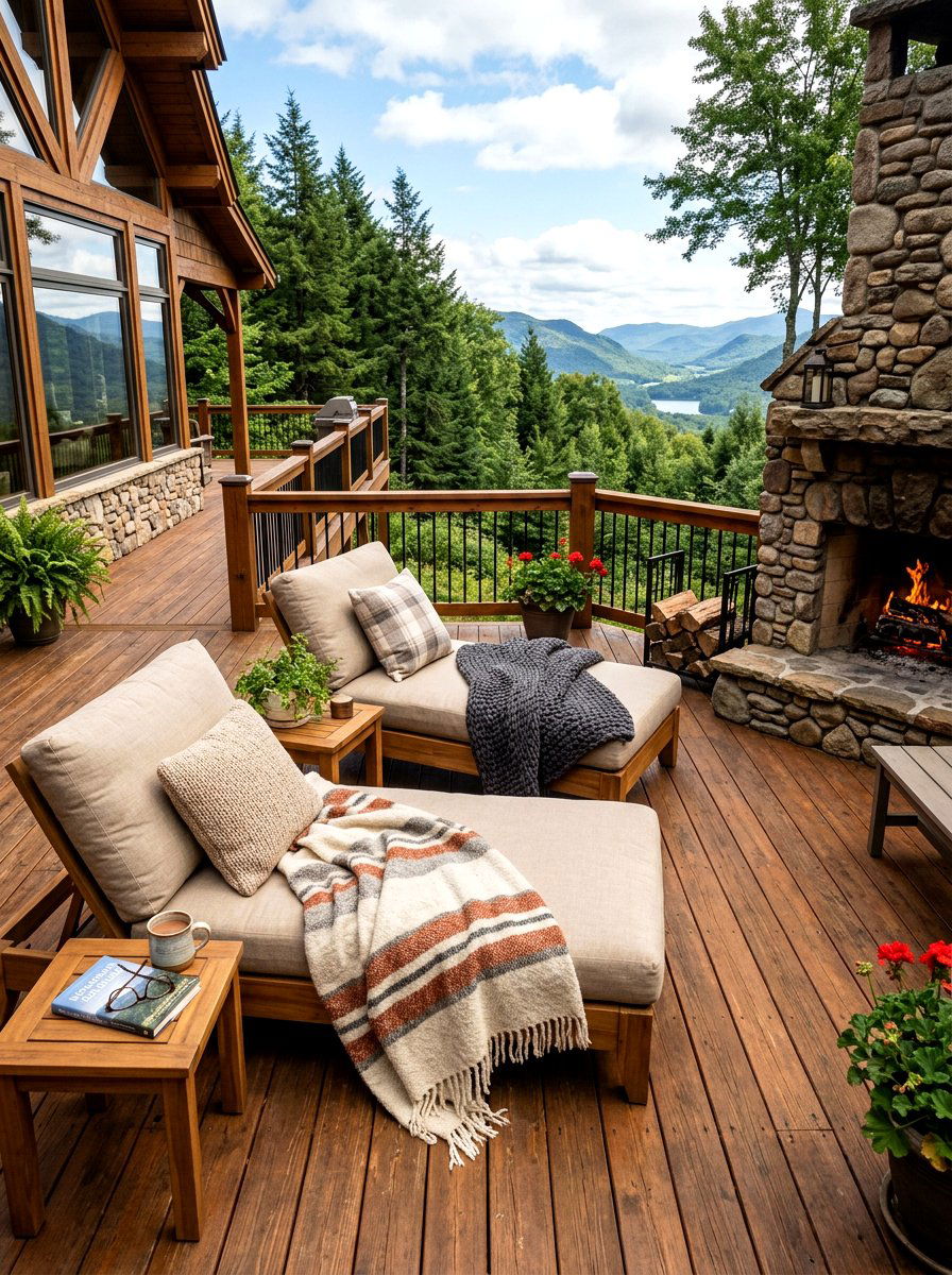 Chestnut Deck - 30 wood stain deck ideas
