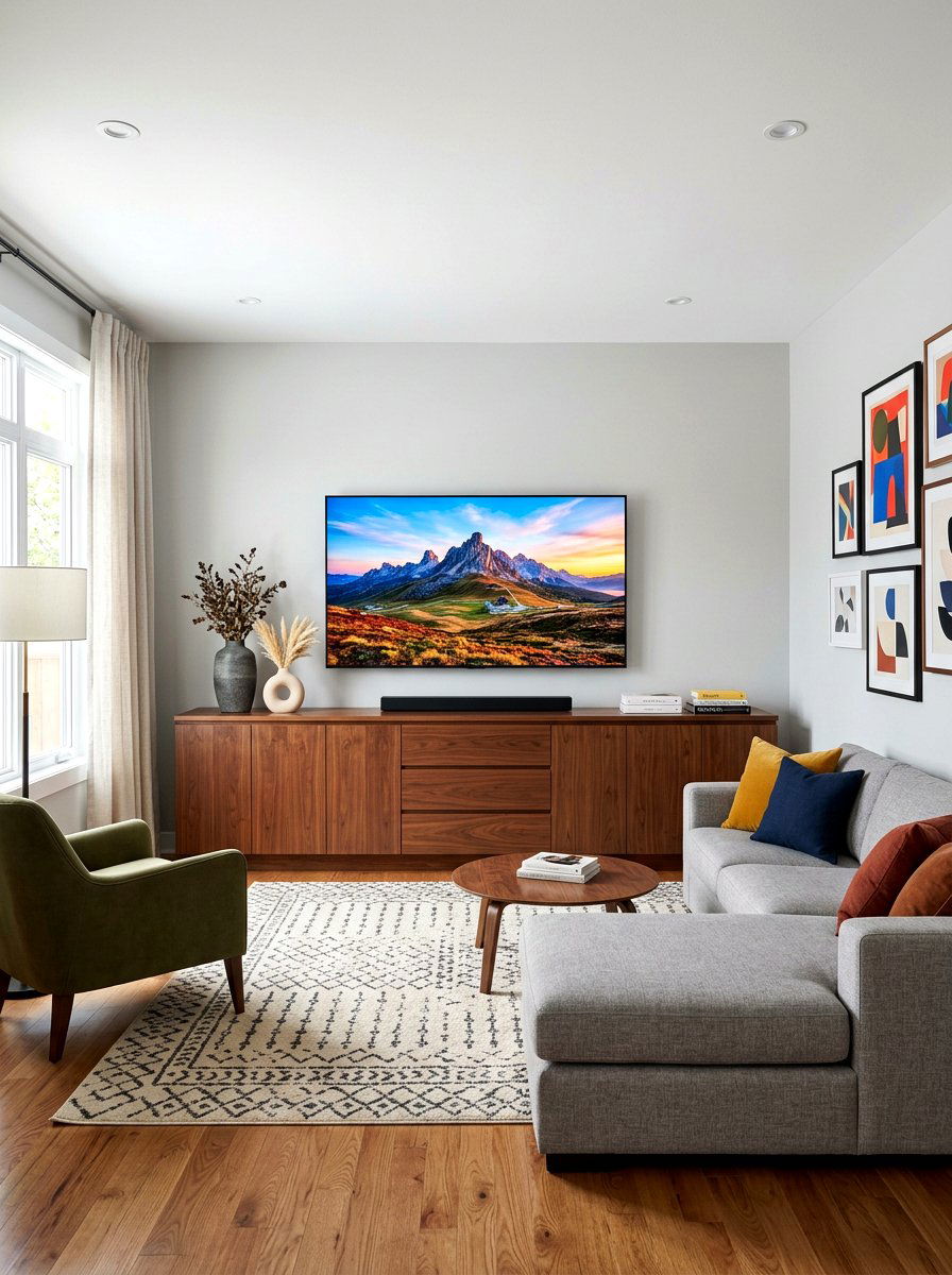 Chestnut TV stand - 30 chestnut decor ideas