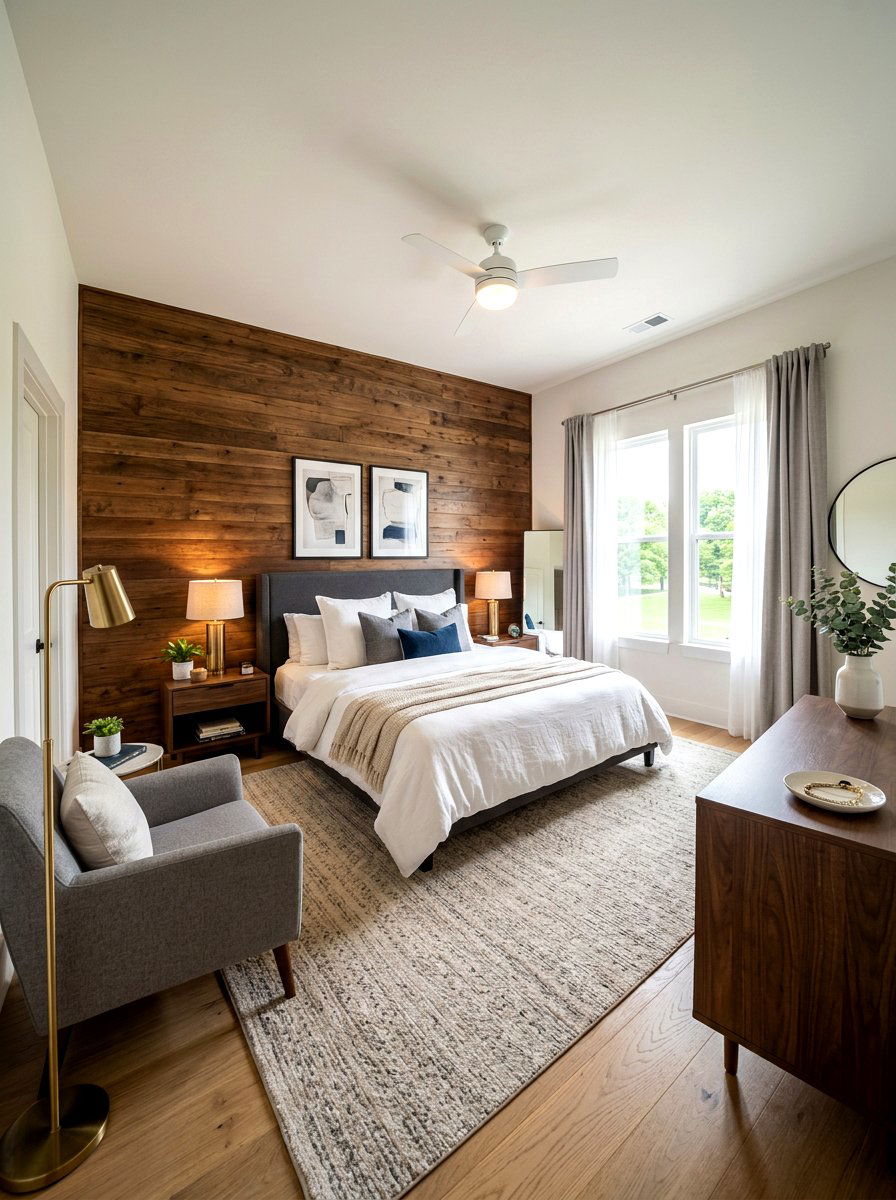 Chestnut accent wall - 30 chestnut decor ideas