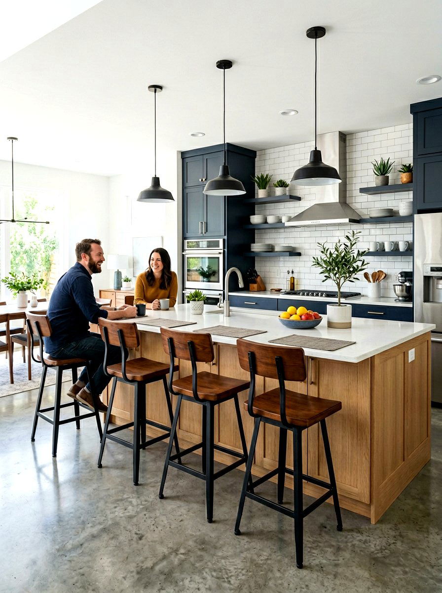 Chestnut bar stools - 30 chestnut decor ideas