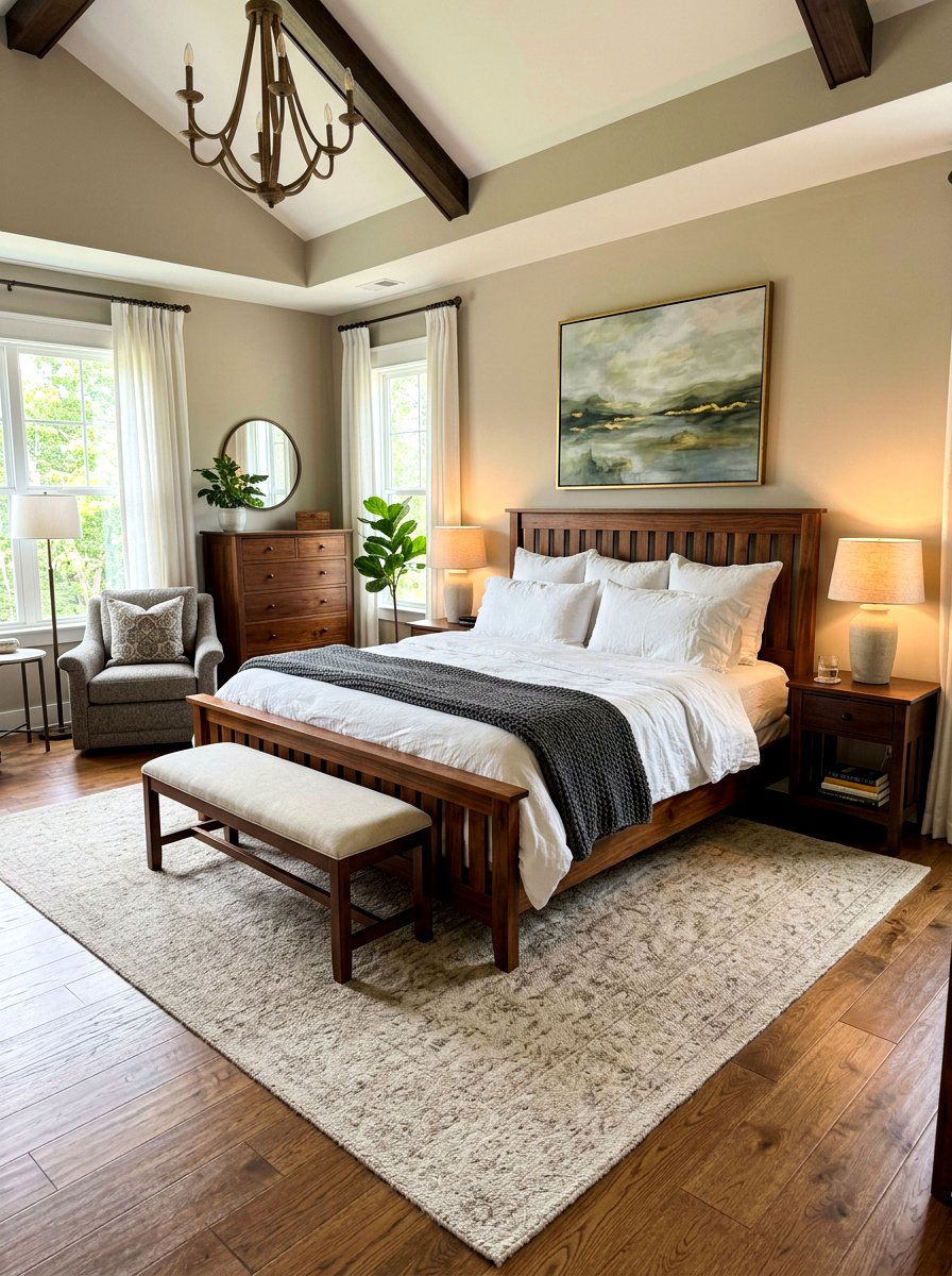 Chestnut bed frame - 30 chestnut decor ideas