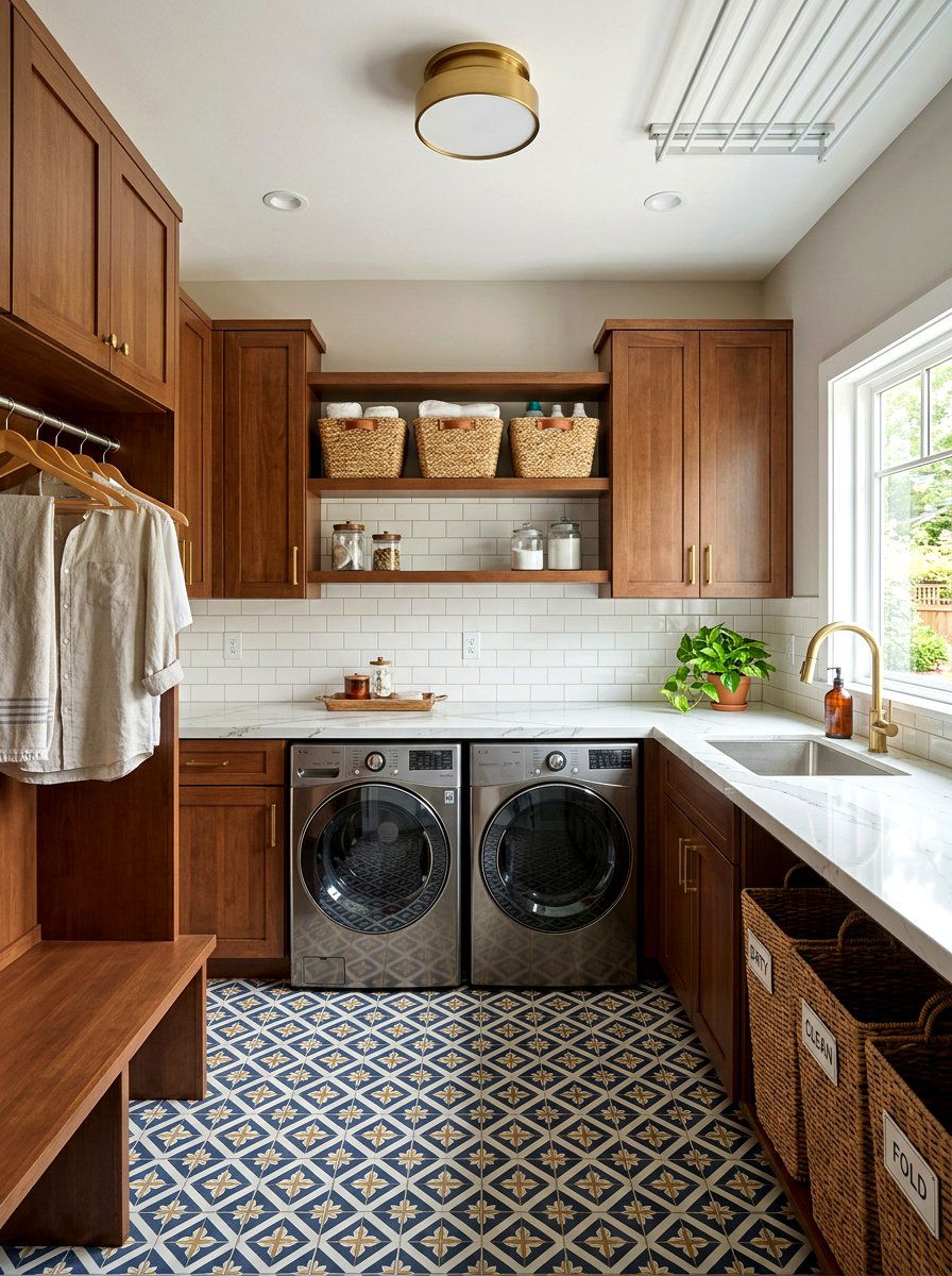 Chestnut laundry room - 30 chestnut decor ideas