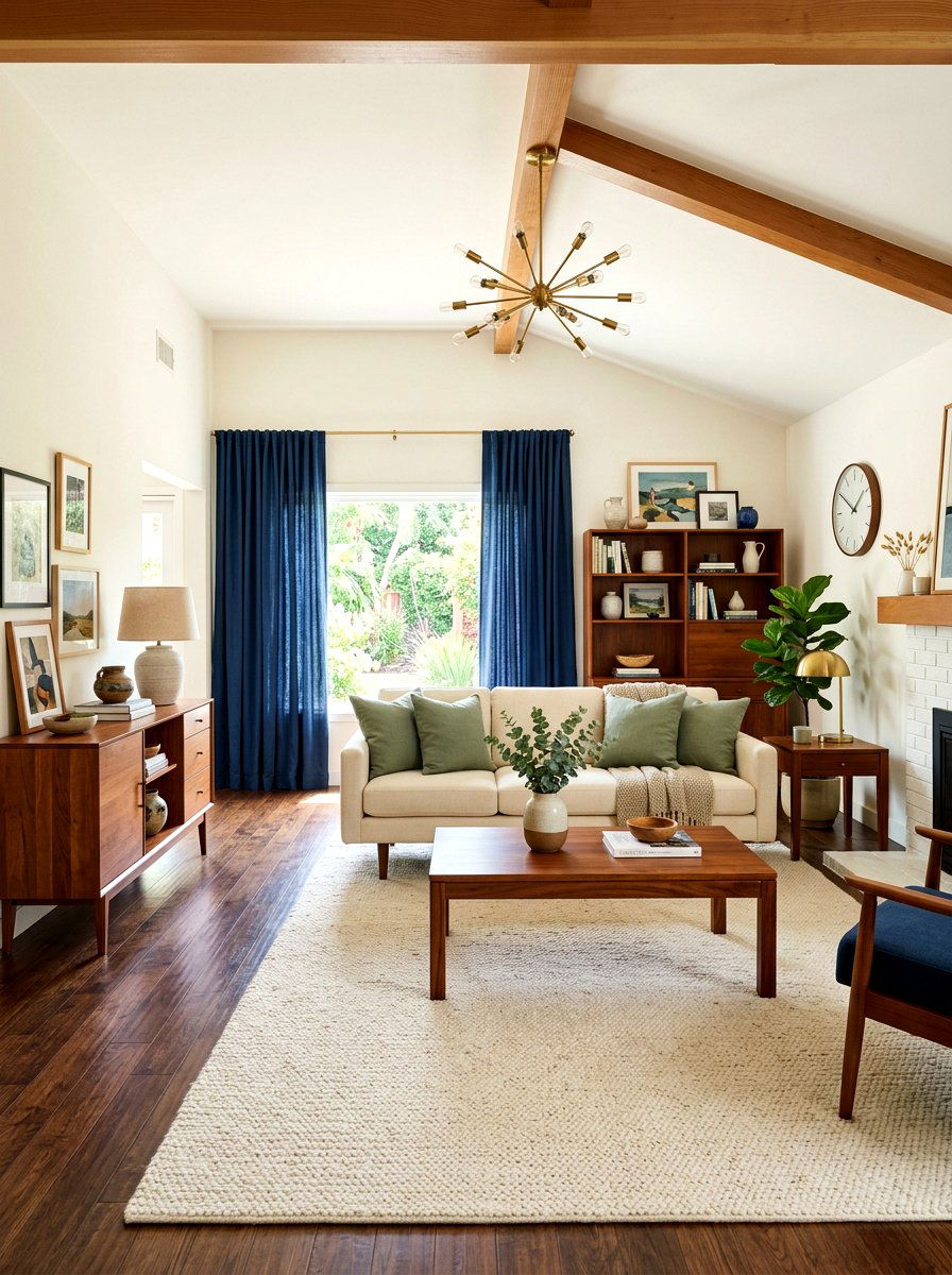 Chestnut living room - 30 chestnut decor ideas