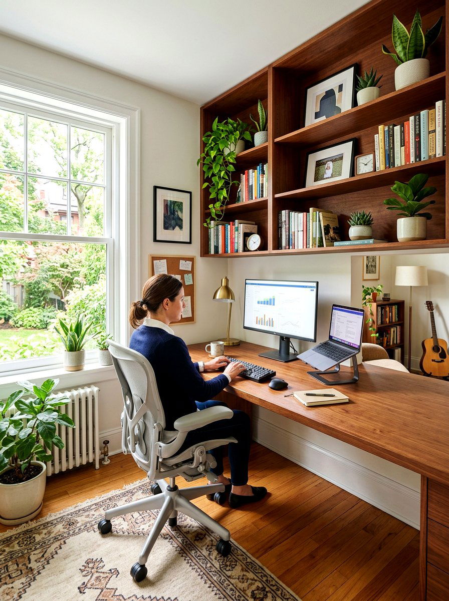 Chestnut office furniture - 30 chestnut decor ideas