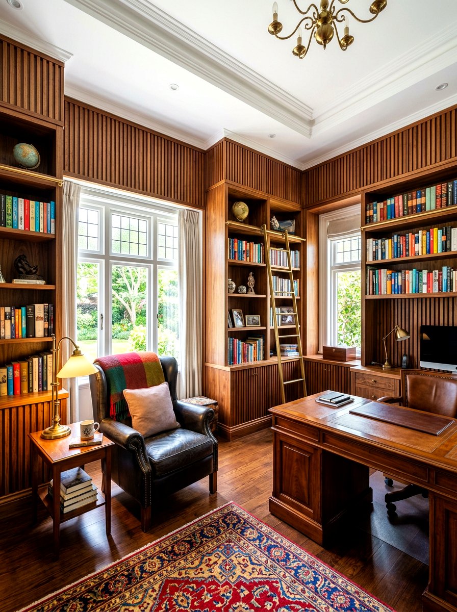 Chestnut wall paneling - 30 chestnut decor ideas