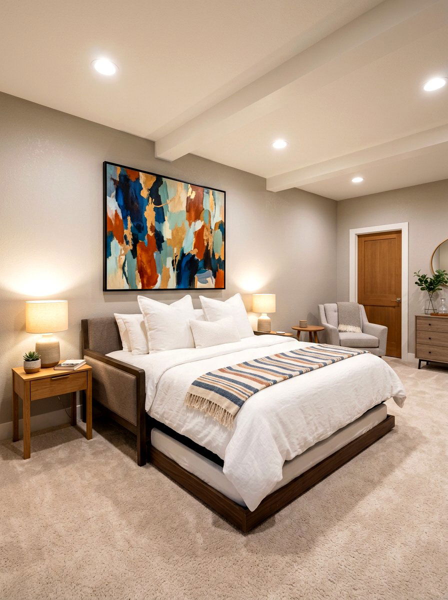 Chic Basement Guest Room - 30 trundle guest room ideas