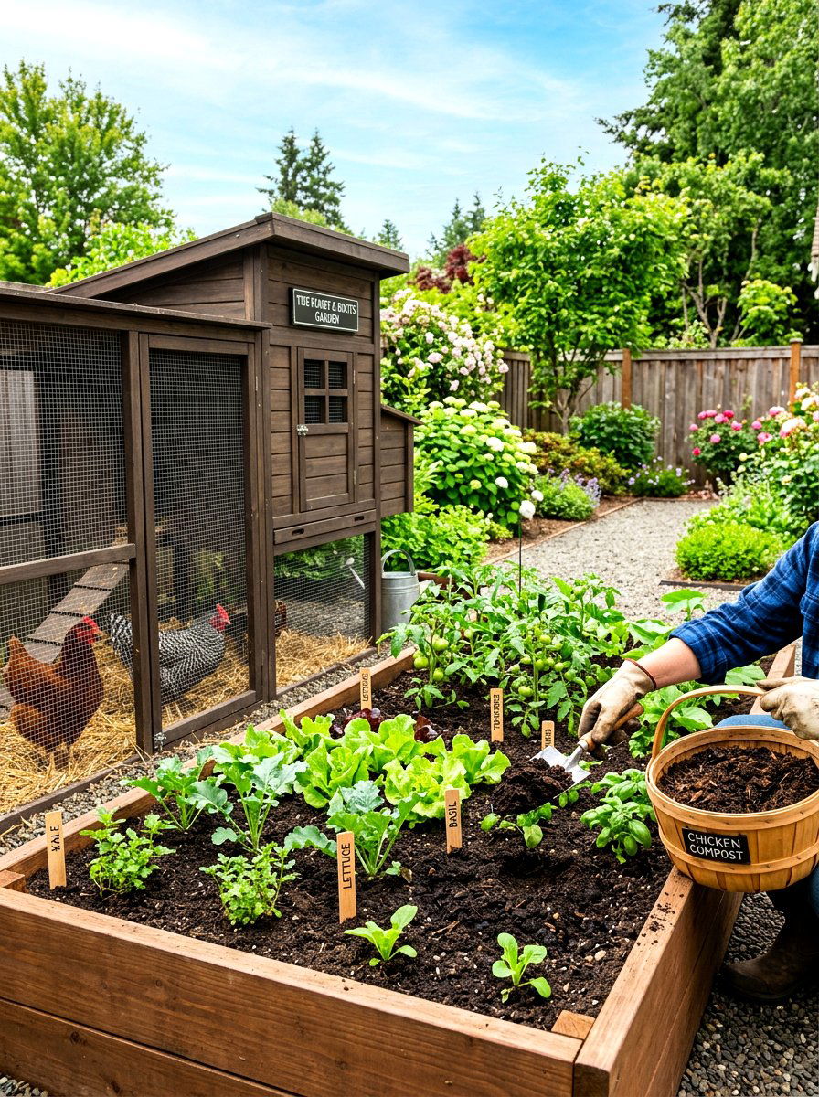 Chicken Manure Garden Compost - 30 raised bed soil ideas