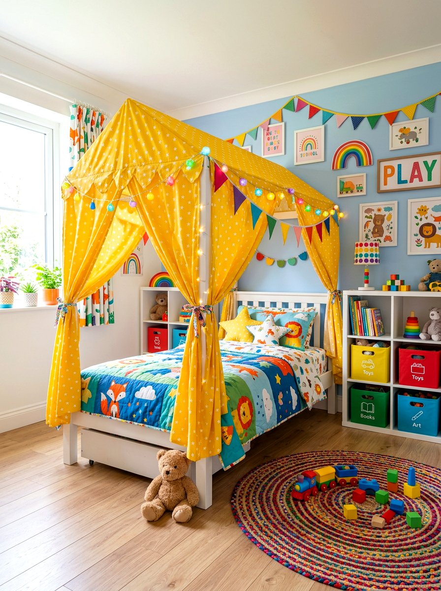 Children Canopy Bed - 30 canopy drape bed ideas