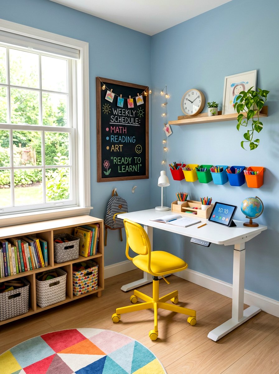 Children Study Area - 30 home office ideas