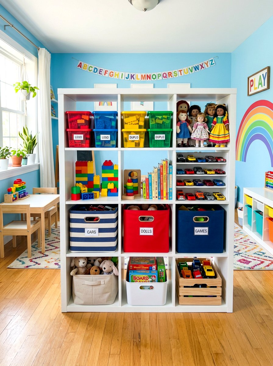 Children Toy Storage - 30 glass cabinet decor ideas