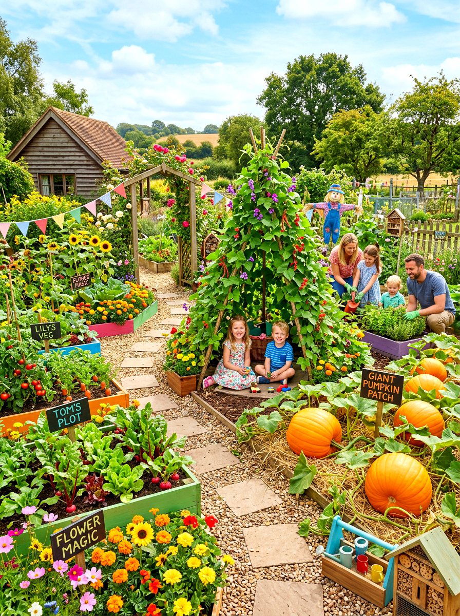 Childrens Garden Plan - 30 vegetable garden layout ideas