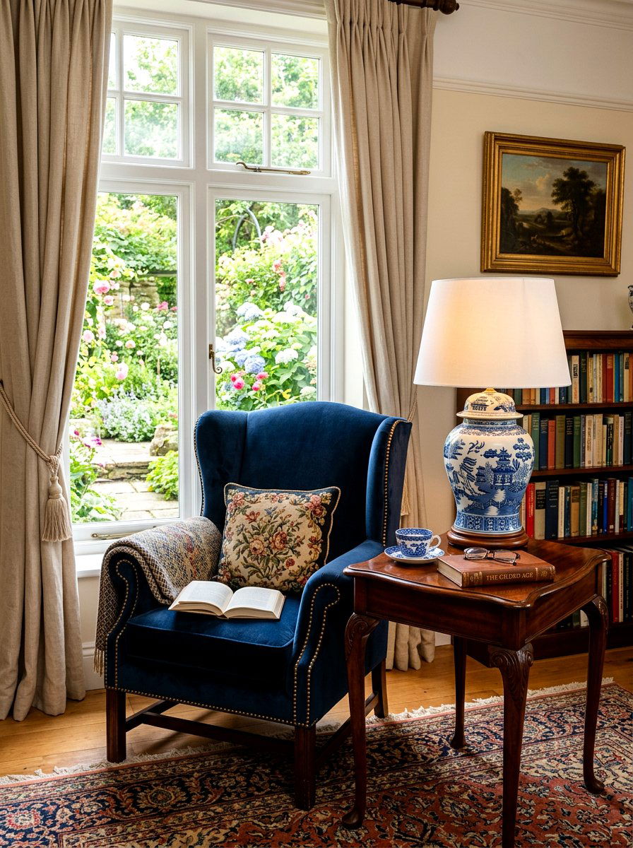 Chinoiserie ginger jar lamp - 30 ginger jar living room ideas