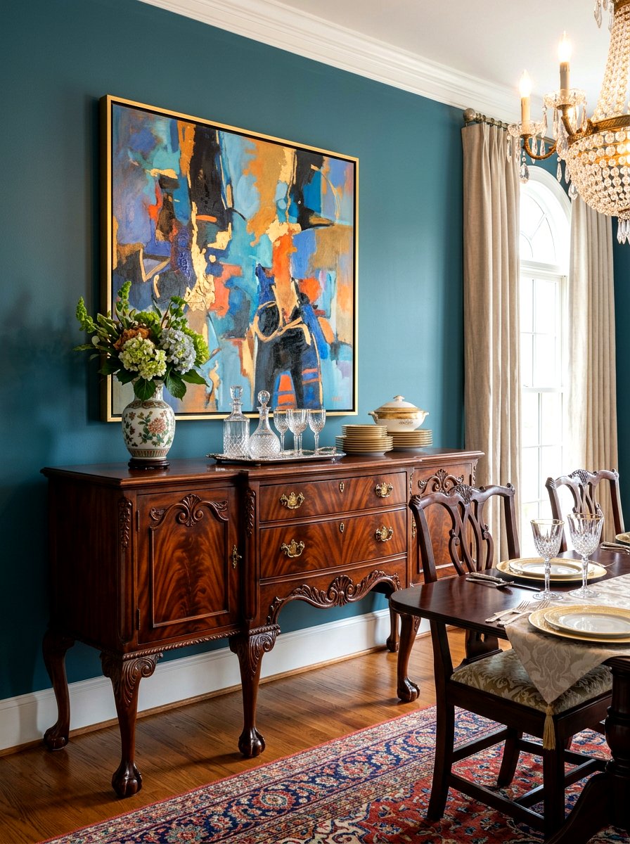 30 Antique Sideboard Ideas to Upgrade Dining Room With Style