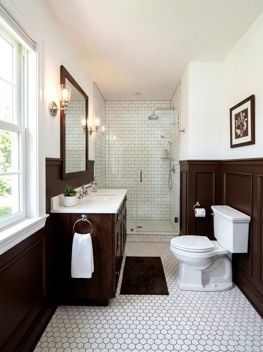 Chocolate And White Bathroom - 30 chocolate bathroom ideas