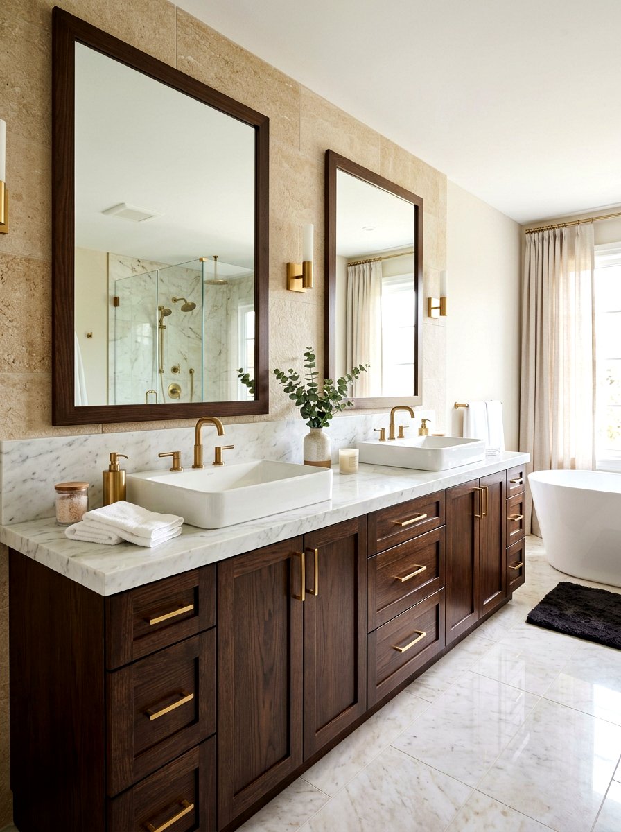 Chocolate Brown Bathroom Vanity - 30 chocolate bathroom ideas