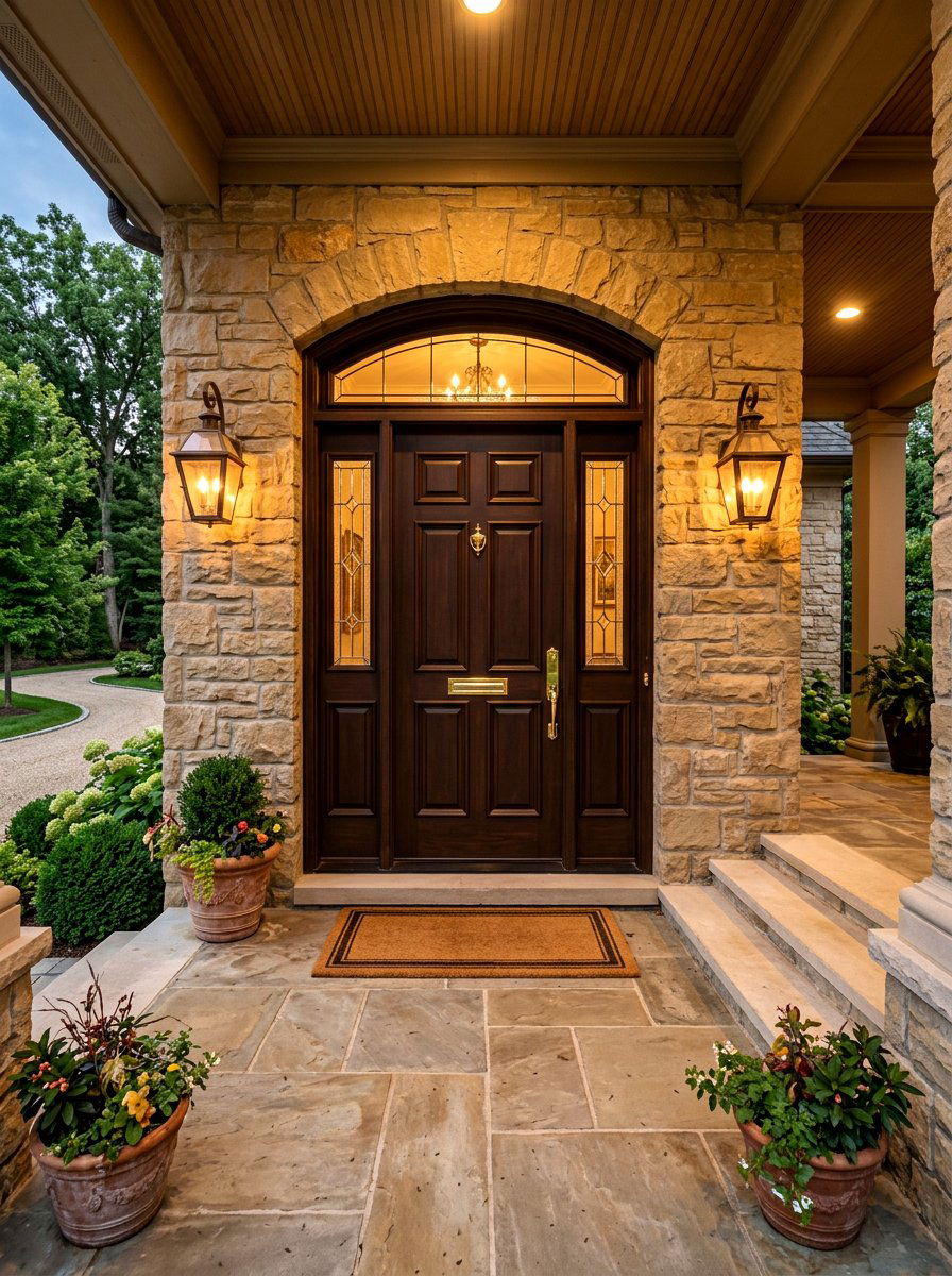 Chocolate Brown Front Door - 30 front door paint color ideas