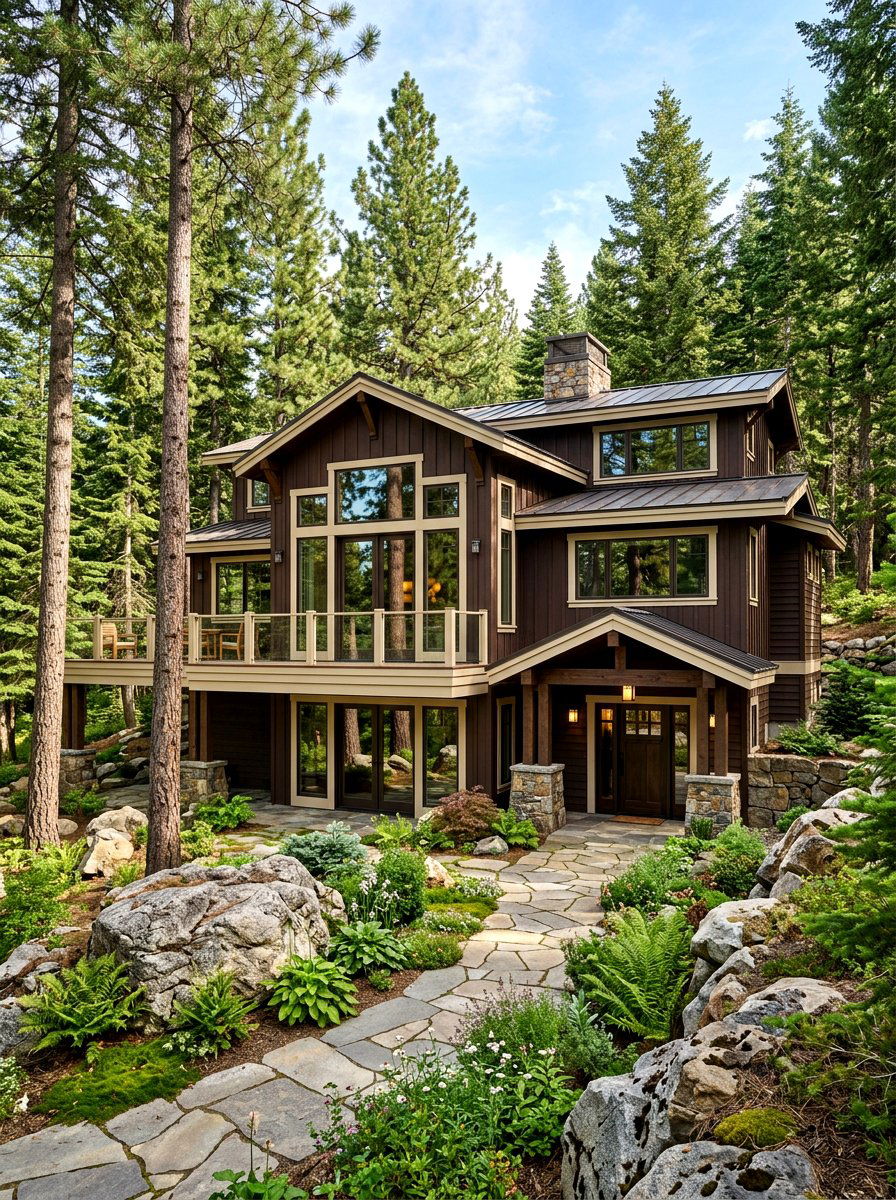 Chocolate Brown House Exterior - 30 exterior paint color ideas