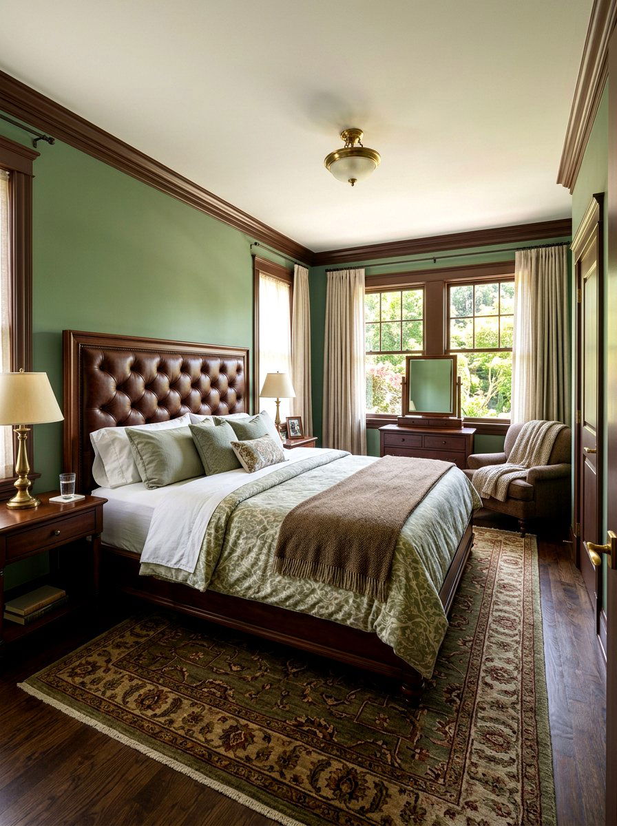 Chocolate Brown Trim Bedroom - 30 painted trim bedroom ideas