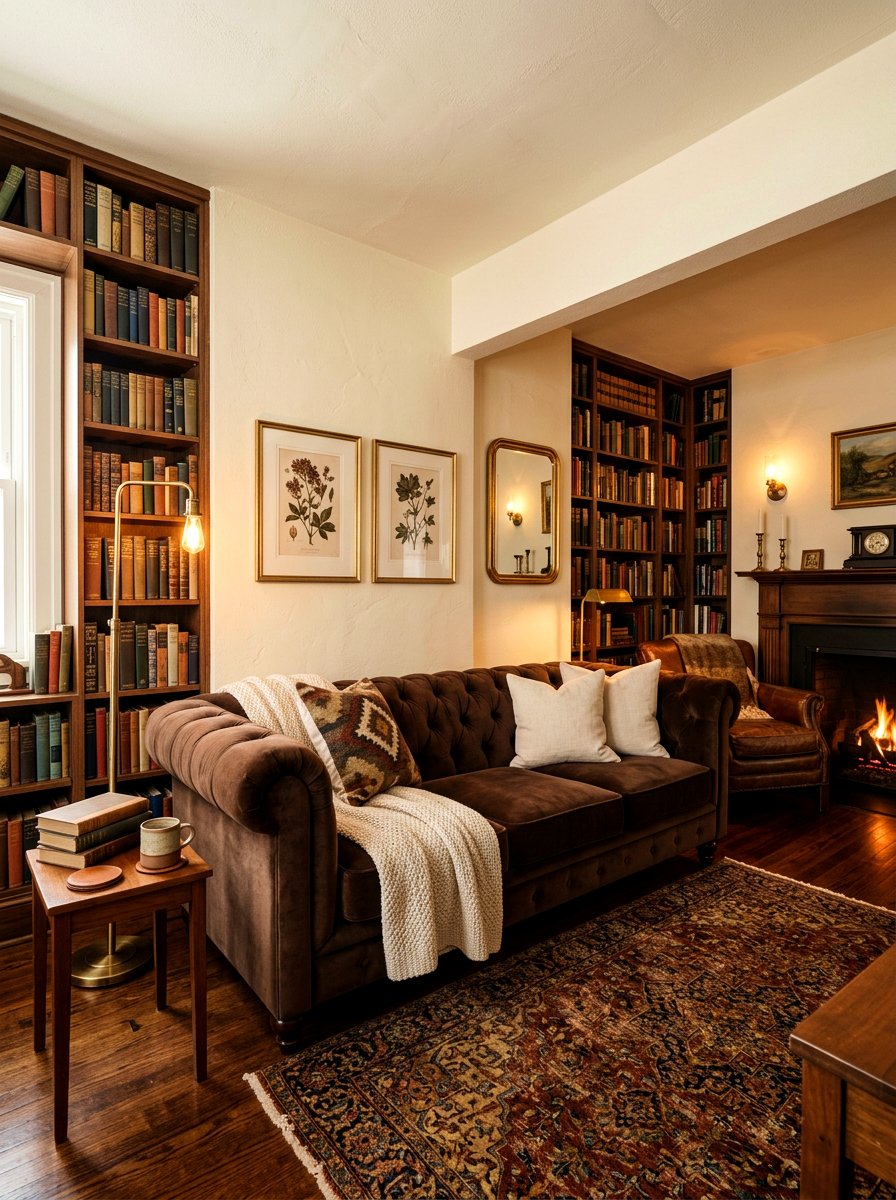 Chocolate Brown Velvet Sofa - 30 velvet sofa ideas