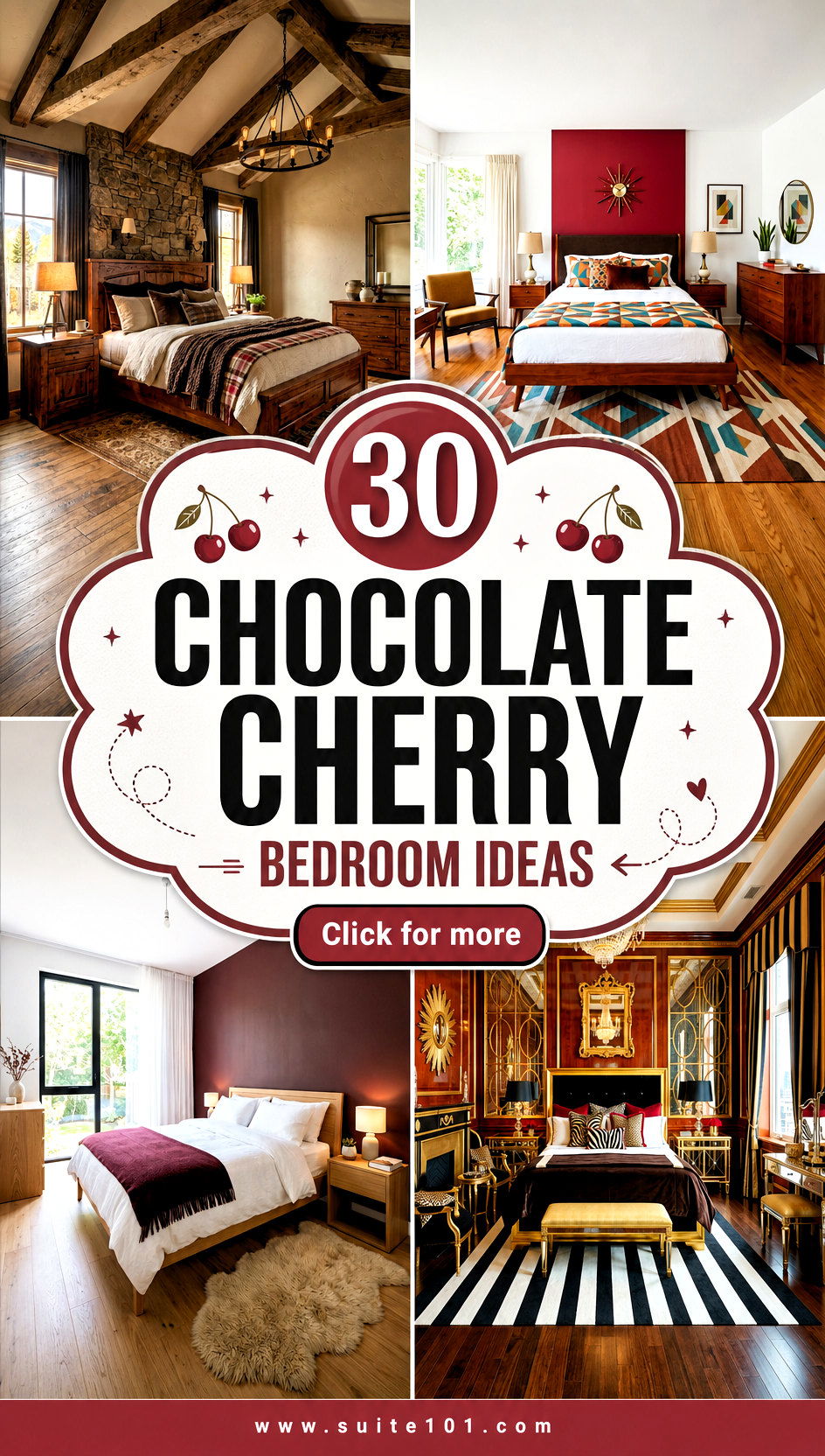 Chocolate Cherry Bedroom Ideas 30 Dreamy Color Combos to Copy - Chocolate Cherry Bedroom Ideas: 30 Dreamy Color Combos to Copy