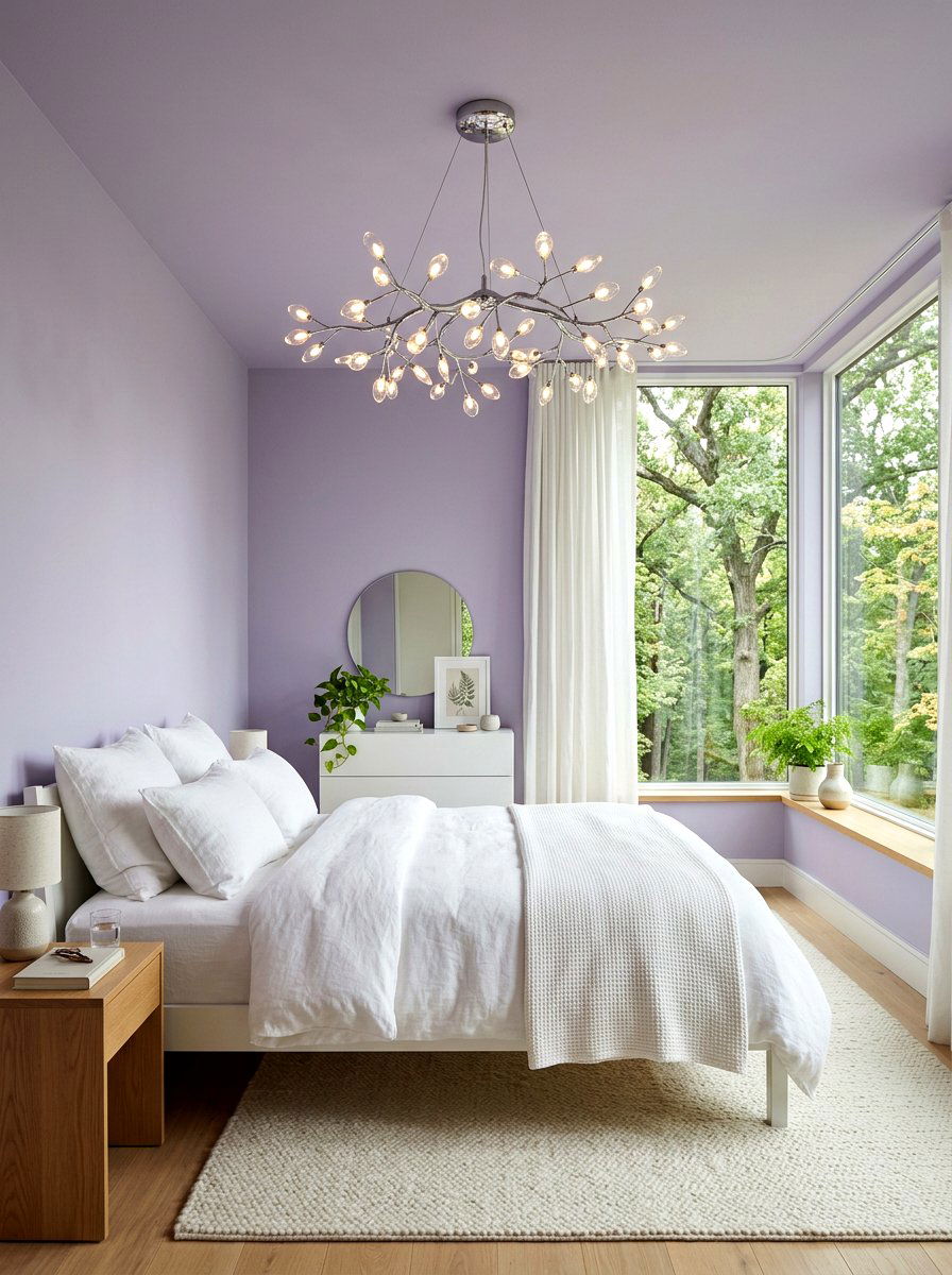 Chrome Branch Pendant - 30 sculptural chrome lighting ideas
