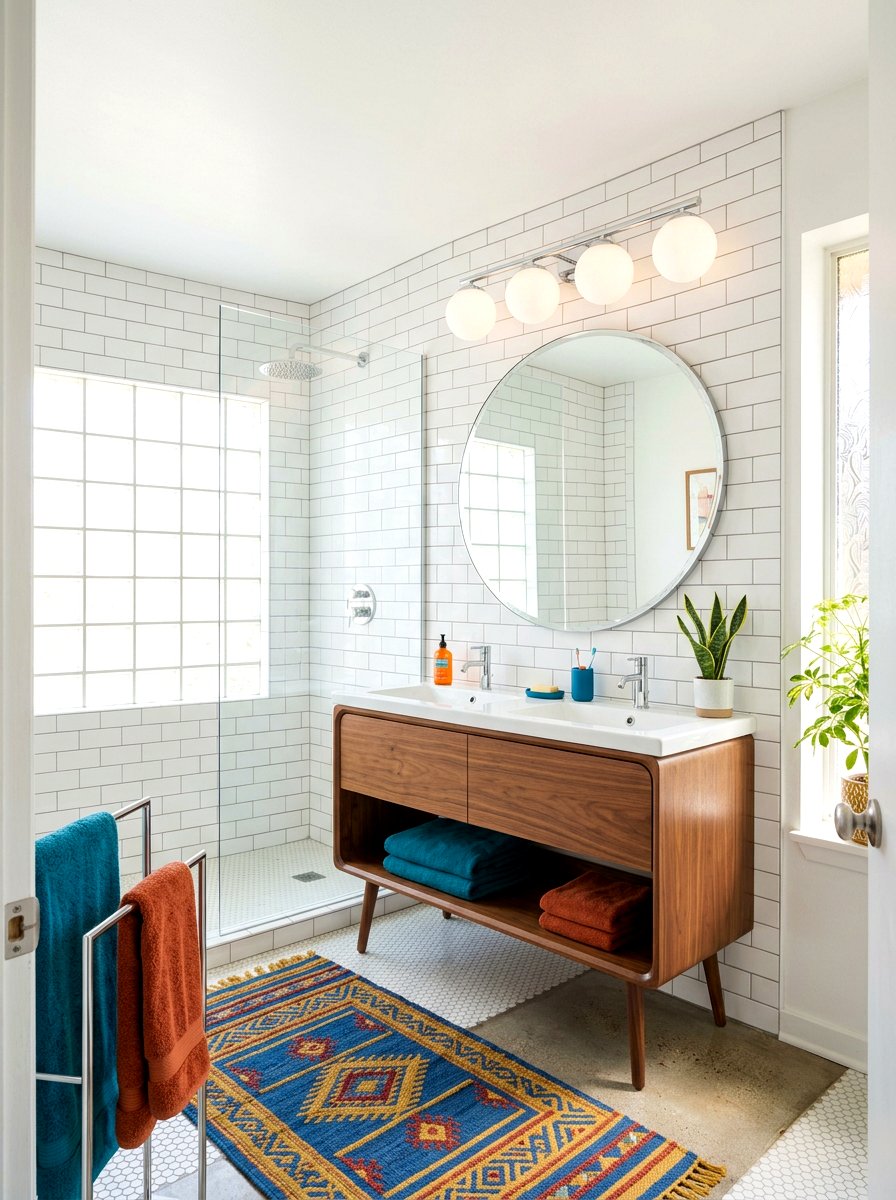 Chrome Globe Bathroom Light - 30 chrome bathroom lighting ideas