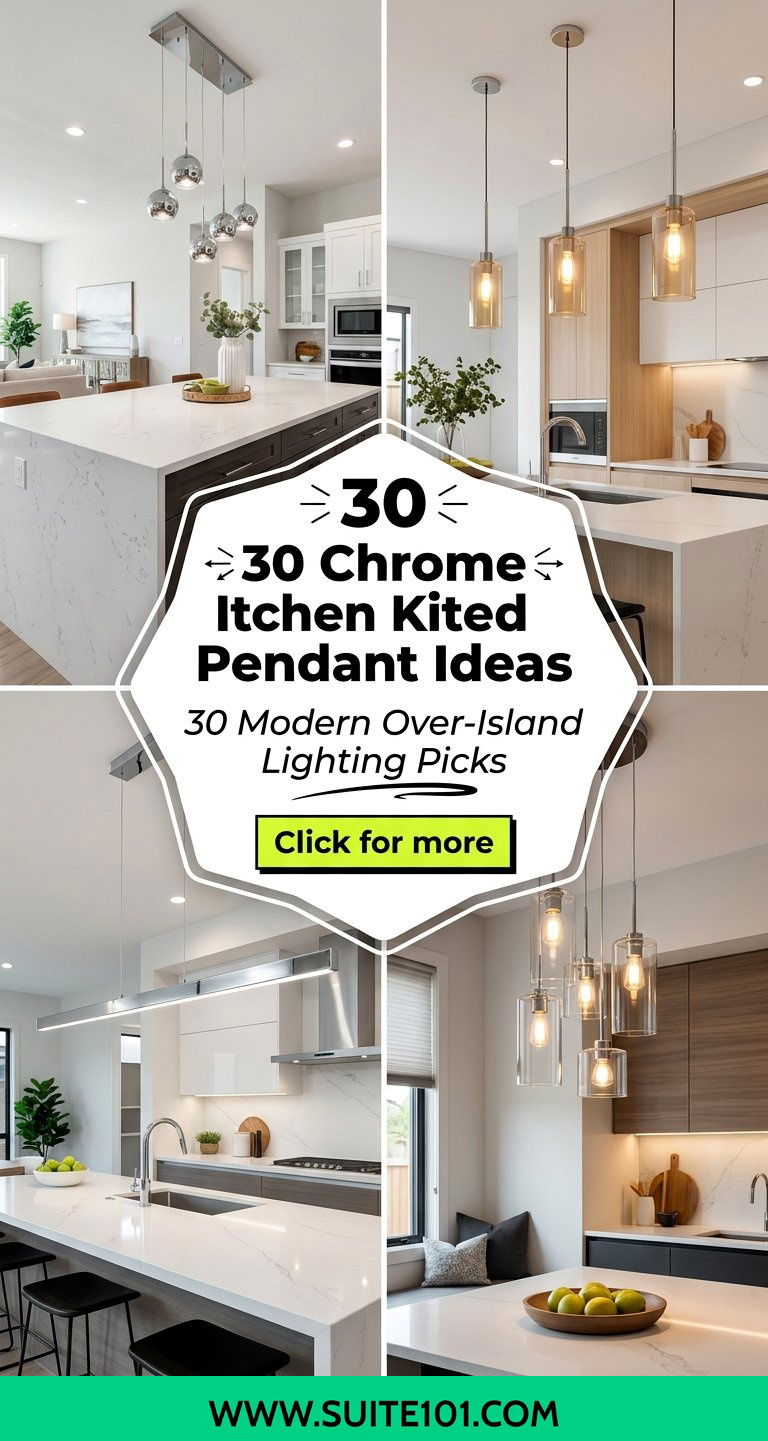 Chrome Kitchen Pendant Ideas 30 Modern Over-Island Lighting Picks - Chrome Kitchen Pendant Ideas: 30 Modern Over-Island Lighting Picks