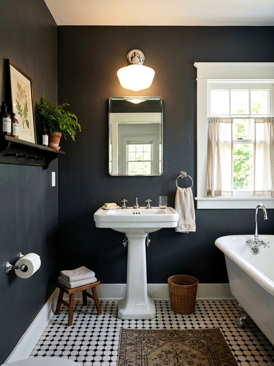 Chrome Schoolhouse Bathroom Light - 30 chrome bathroom lighting ideas