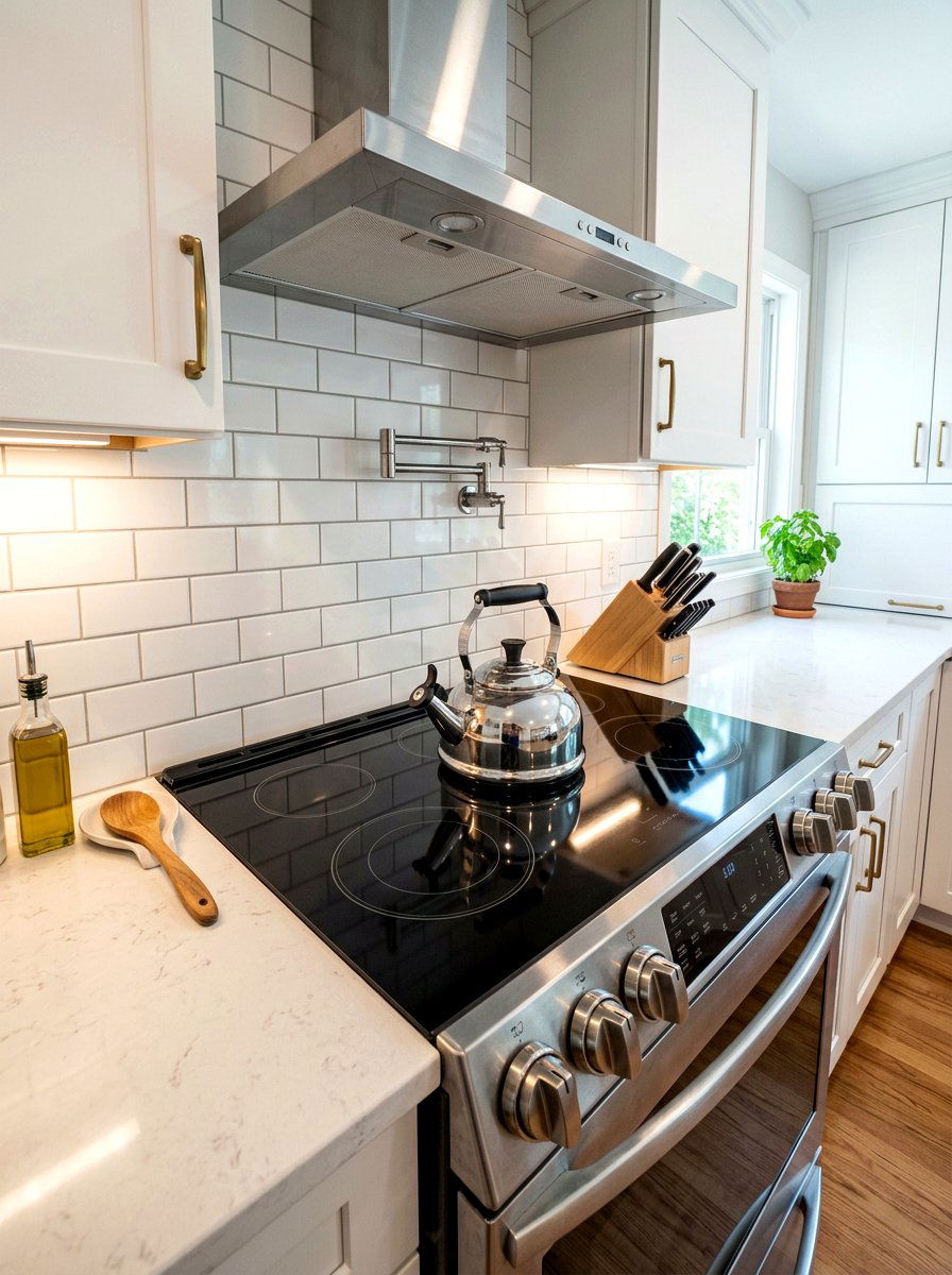 Chrome Tea Kettle - 30 chrome kitchen decor ideas