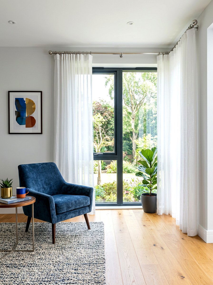Chrome Window Hardware - 30 chrome aesthetic living room ideas