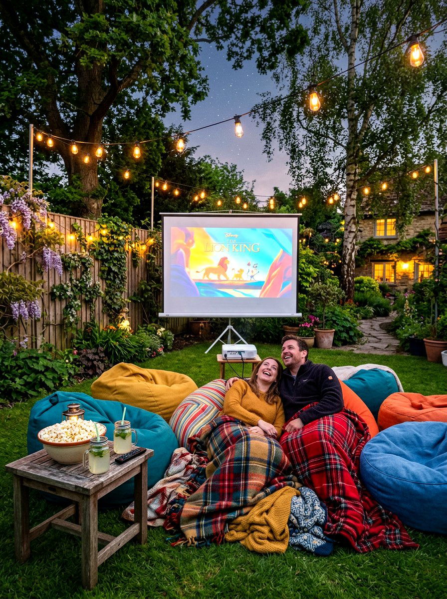 Cinema garden retreat - 30 weekend garden retreat ideas