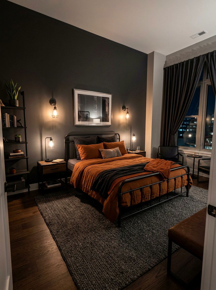 Cinnamon And Charcoal Bedroom - 30 cinnamon bedroom ideas