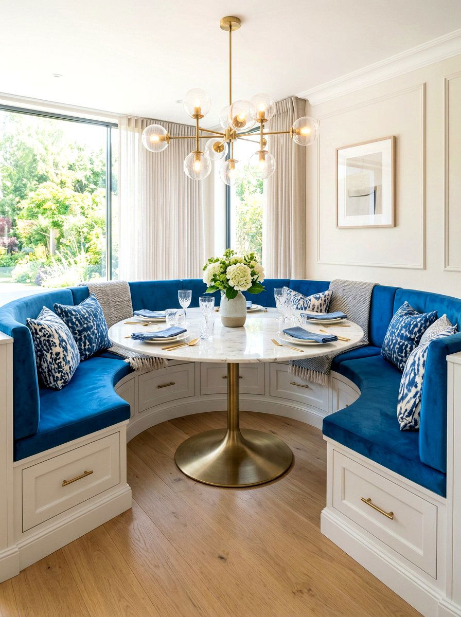 Circular Dining Banquette Drawers - 30 banquette storage drawers ideas