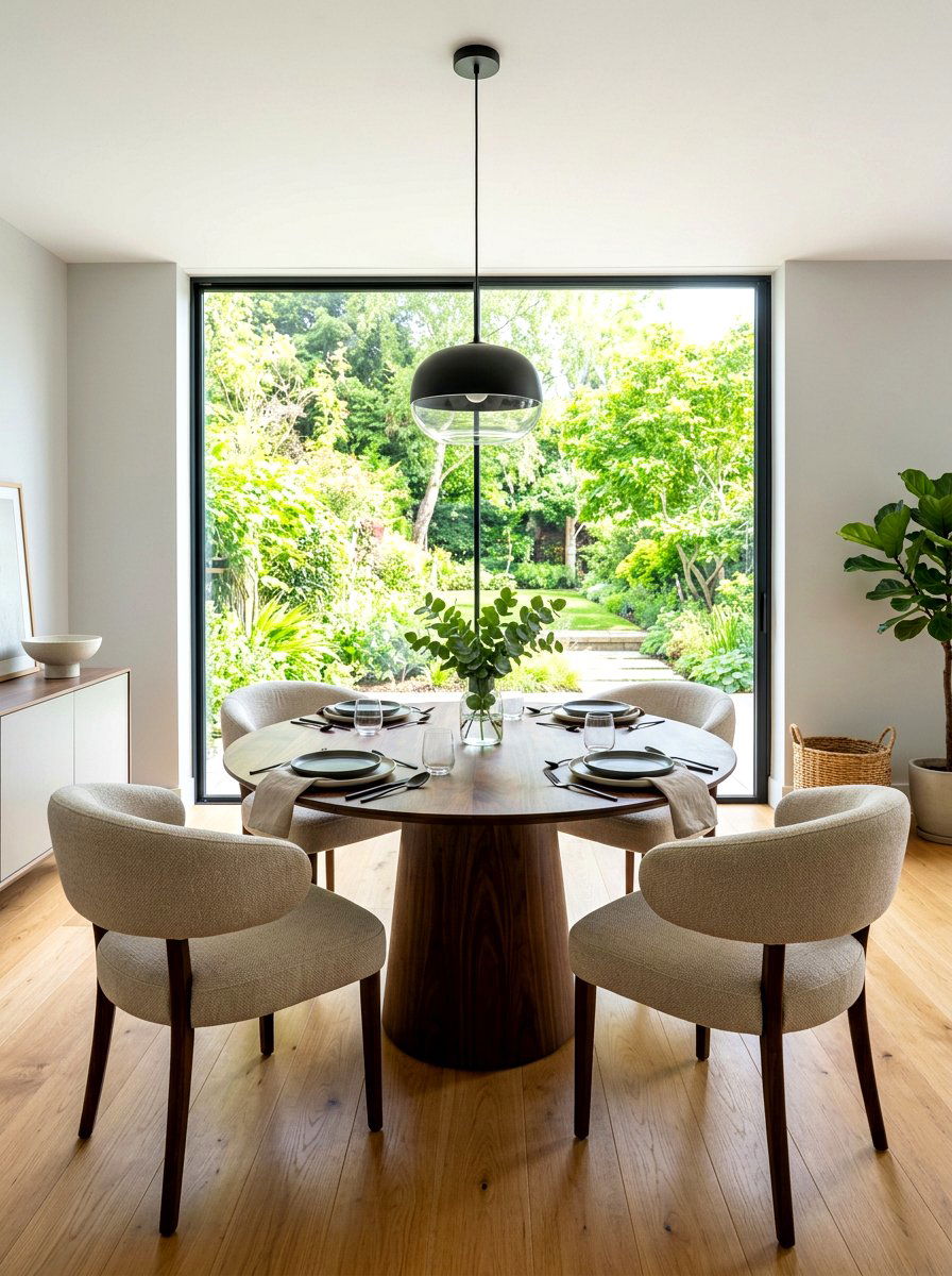 Circular Dining Table - 30 rounded furniture ideas