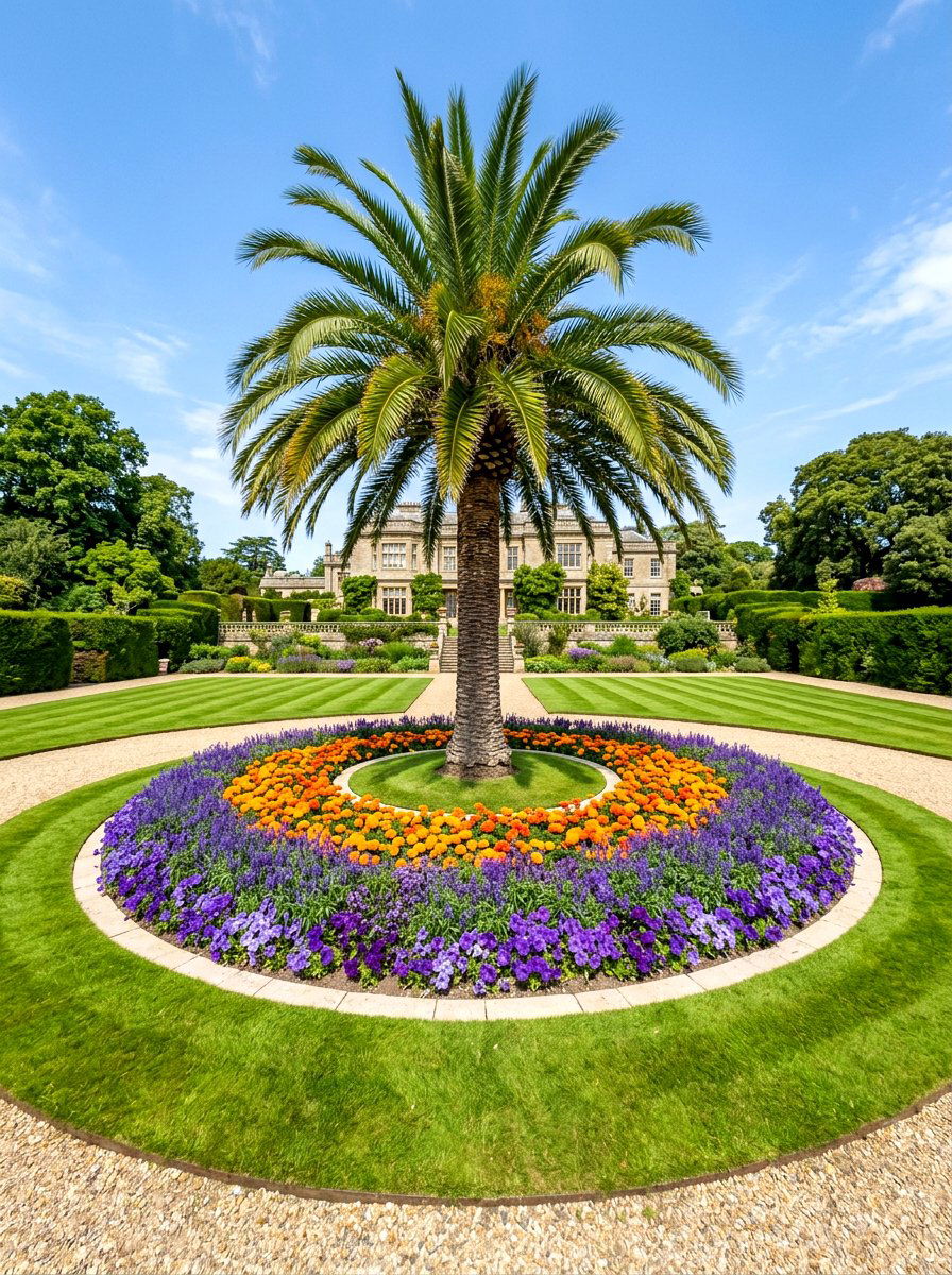 Circular Flower Bed - 30 flower bed ideas
