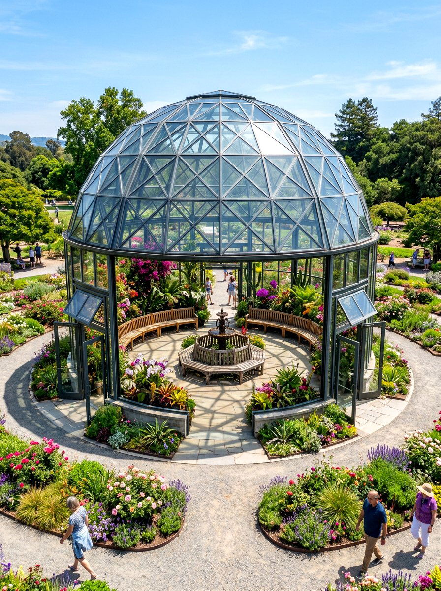 Circular Greenhouse - 30 modern greenhouse ideas