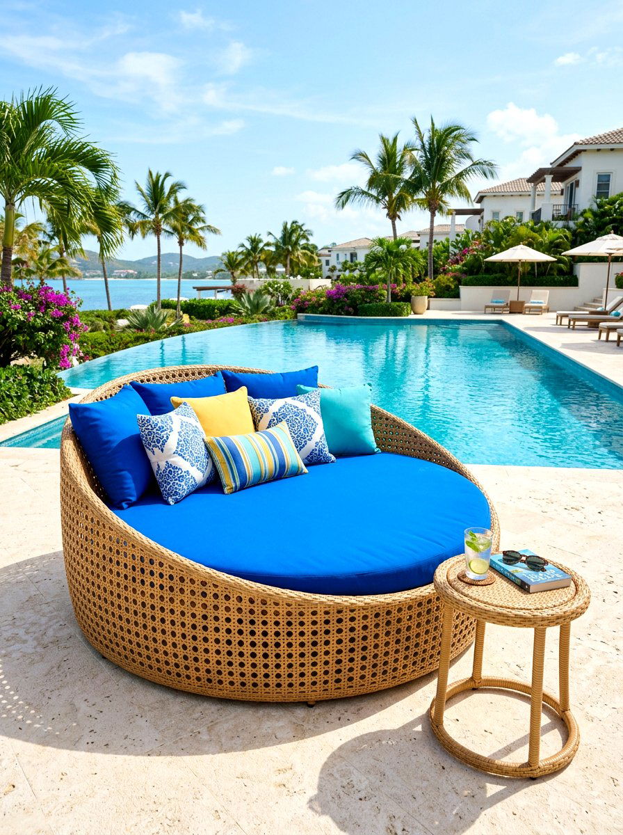 Circular Outdoor Lounge - 30 rounded furniture ideas