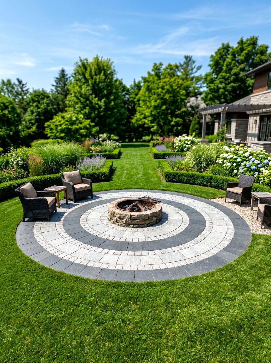 Circular Path - 30 garden path ideas