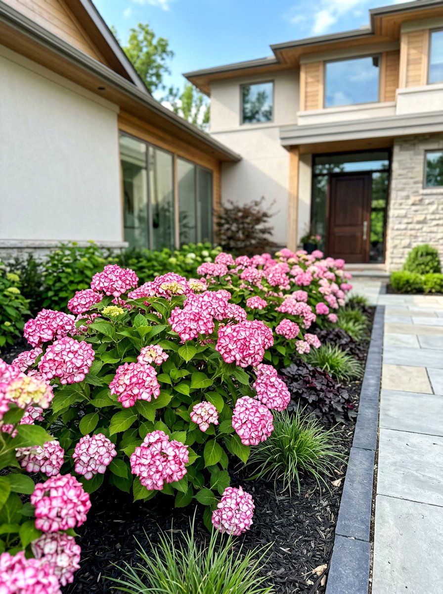 Cityline Mars Hydrangea - 30 hydrangea foundation planting ideas
