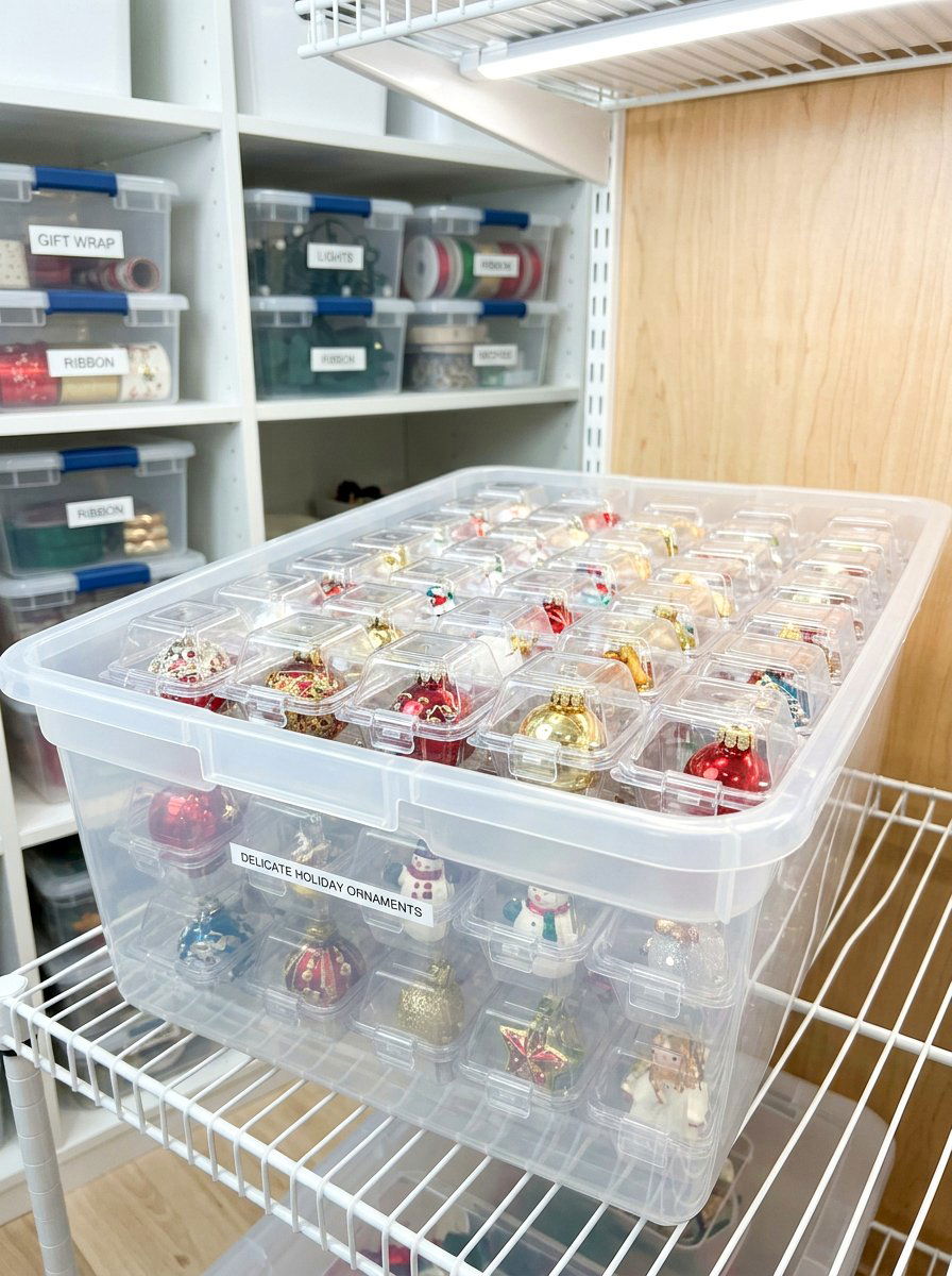 Clamshell container - 30 holiday storage ideas