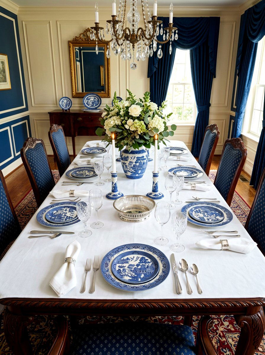 30 Blue And White Table Decor Ideas for an Instantly Elegant Table