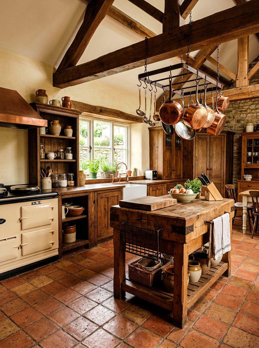Classic Butcher Blocks - 30 heirloom kitchen decor ideas