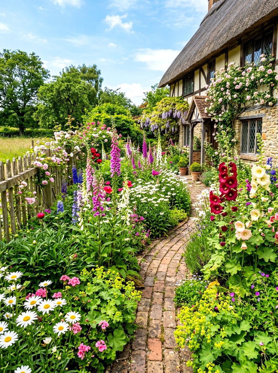 Classic Cottage Garden - 30 Victorian garden ideas