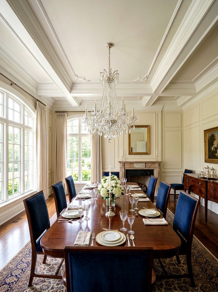 Classic Crown Molding Dining Room - 30 decorative molding ideas