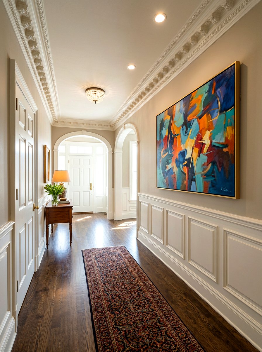 Classic Crown Molding - 30 transitional decor ideas