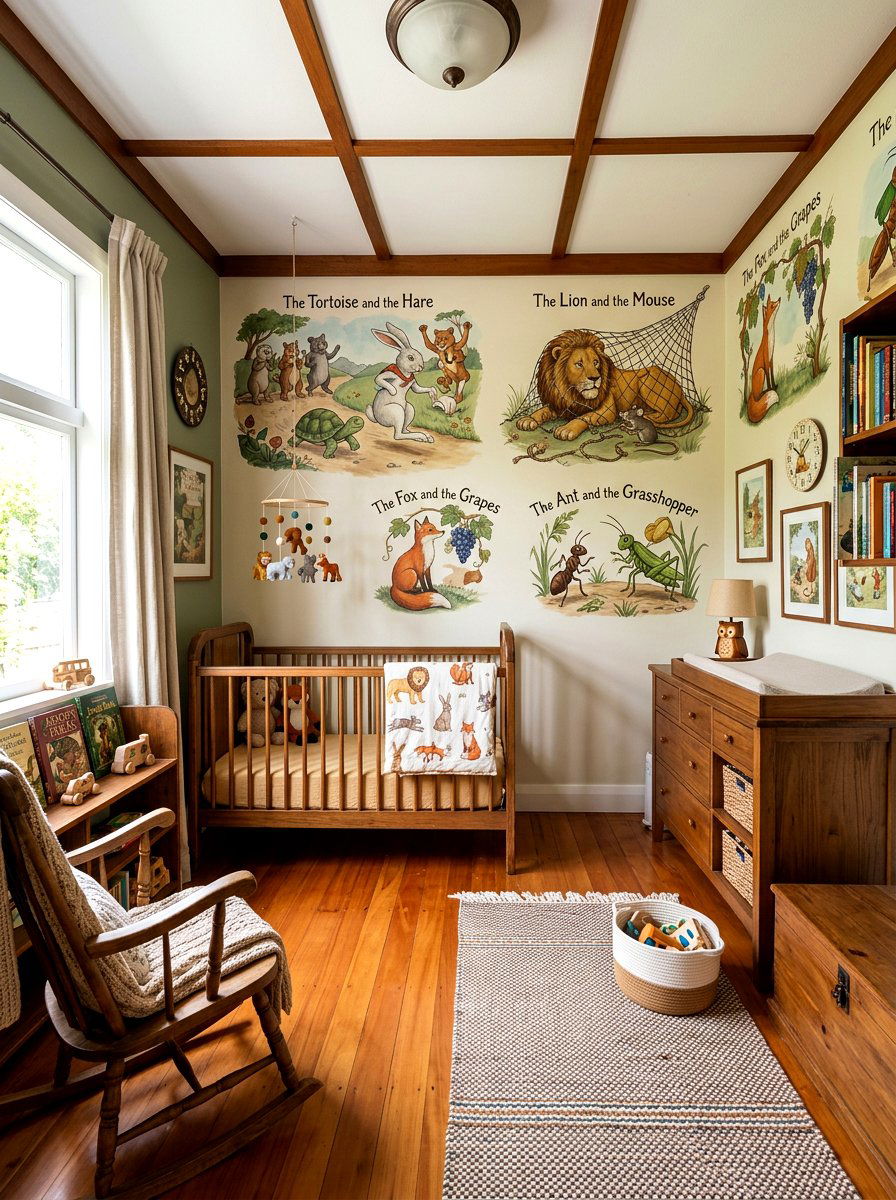 Classic Fable Nursery Theme - 30 vintage book nursery ideas
